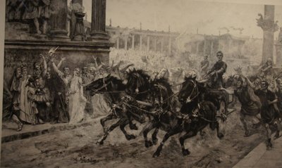 The Arrival of the Victor by Ulpiano Checa y Sanz